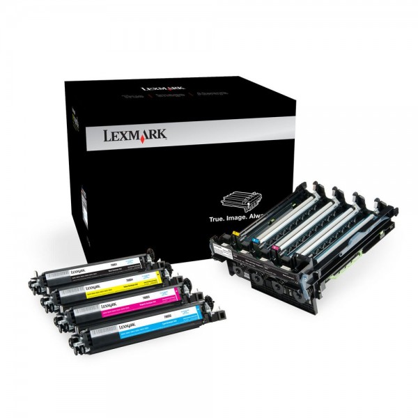 Lexmark Drum Unit f. CX410 / CX510, schwarz + farbe